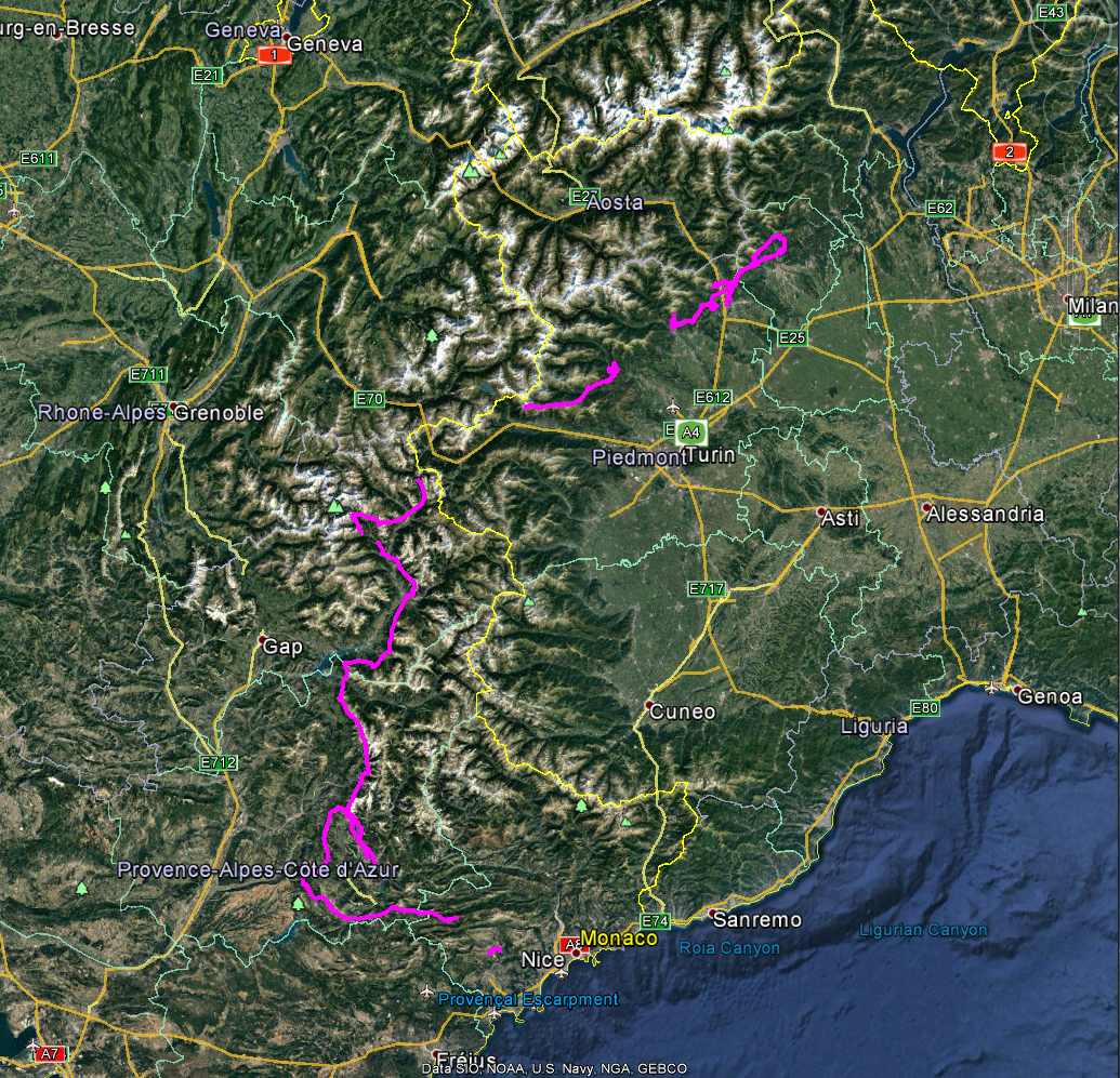 Alpine Adventure 2016 - PG route