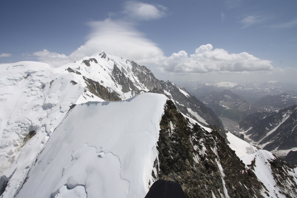 close to mont blanc at 4500